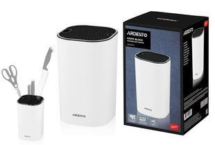 Колода для ножів ARDESTO Gemini, 23см, пластик, білий