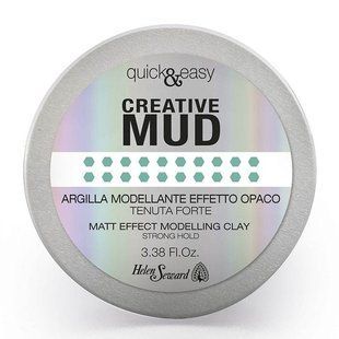 Моделирующая глина с матовым эффектом сильной фиксации Helen Seward Quick & Easy Creative Mud, 100 мл
