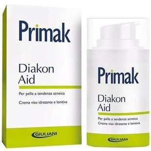 Крем увлажняющий и успокаивающий для кожи из акне Biogena Primak Diakon Aid, 50 мл