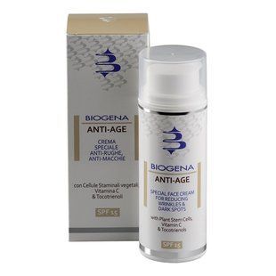 Крем против морщин и пигментных пятен Biogena Anti Age SPF-15, 50 мл
