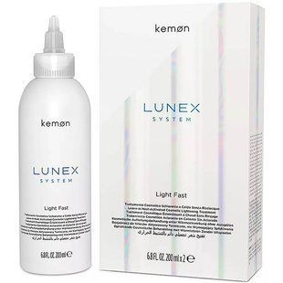 Средство для мелирования на сухих волосах в конце укладки Kemon Lunex Light Fast, 200 мл