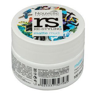 Моделююча паста з матовим ефектом Nouvelle Re-Styling Matte Mud, 100 мл