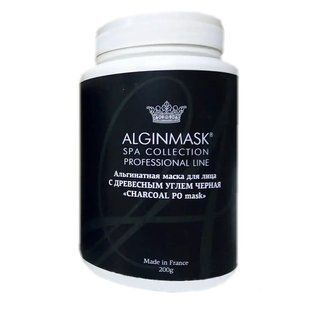 Альгинатная маска для лица с древесным углем Alginmask Peel Off Mask Charcoal, 200 г