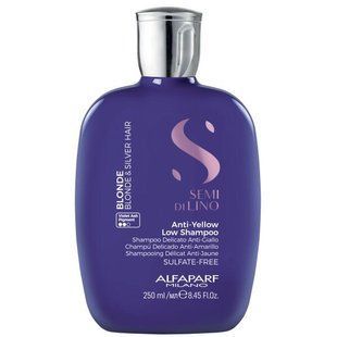 Шампунь для светлых и обесцвеченных волос Alfaparf Blonde Anti-Yellow Sulfate Free Shampoo, 250 мл